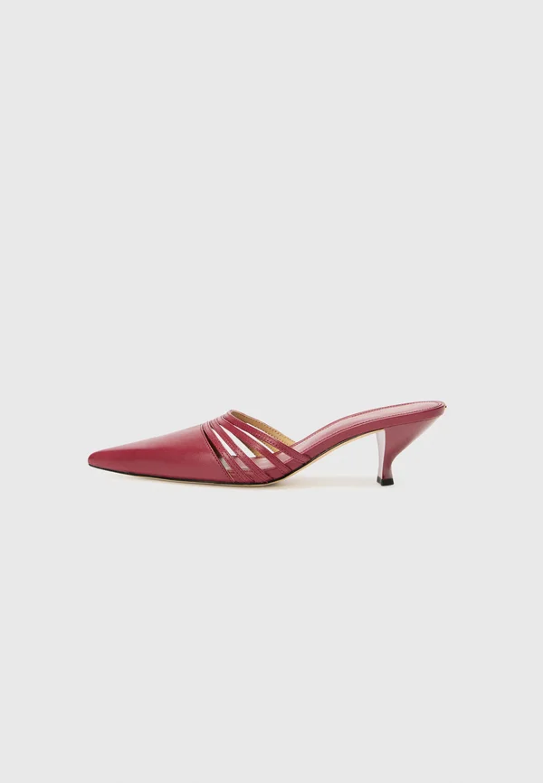 HAISLEY - Pantolette hoch - mulberry