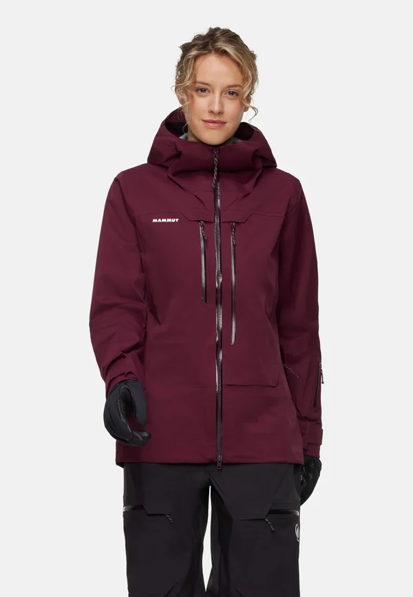 HALDIGRAT LIGHT HS HOODED - Skijacke - vin