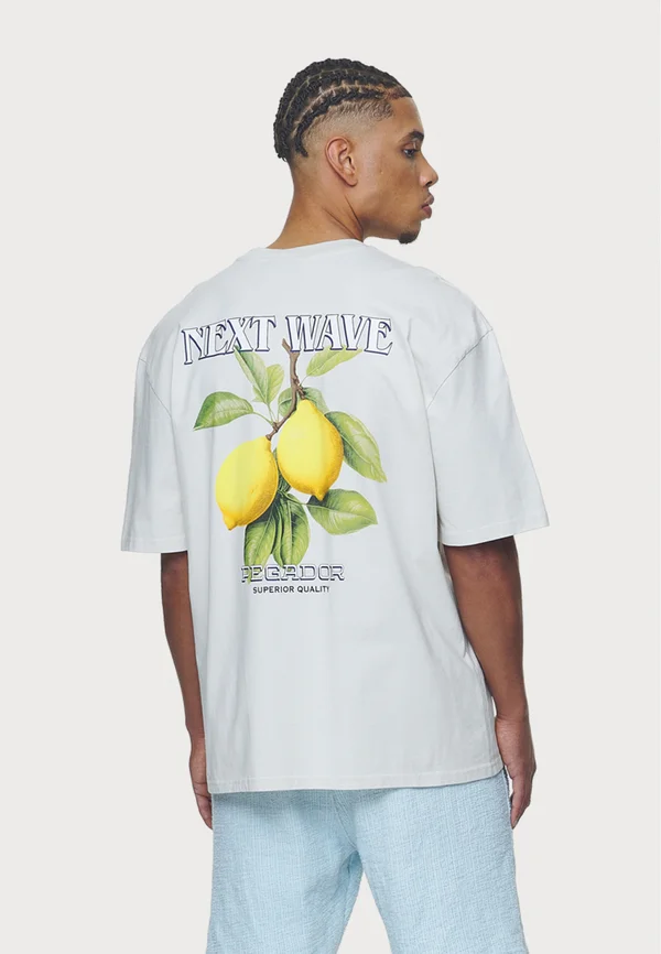 HALE TEE - T-Shirt print - washed salty cream