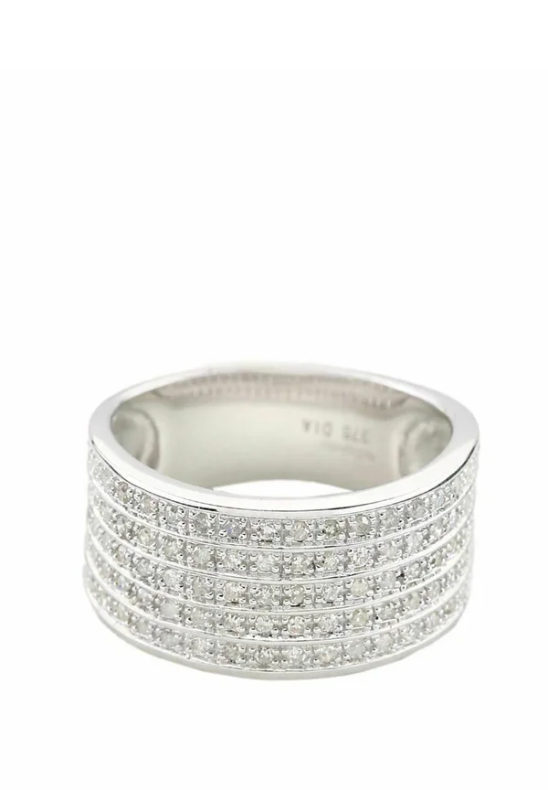 HALF MULTI ROW DIAMOND ETERNITY - Ring - white gold