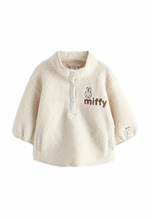 HALF POPPER - Fleecepullover - cream