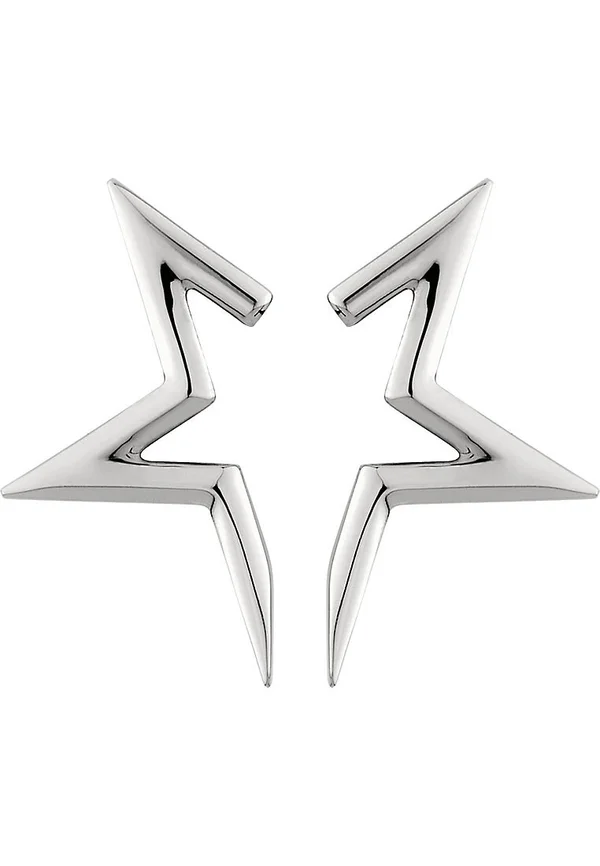 HALF-STAR - Ohrringe - silver-coloured