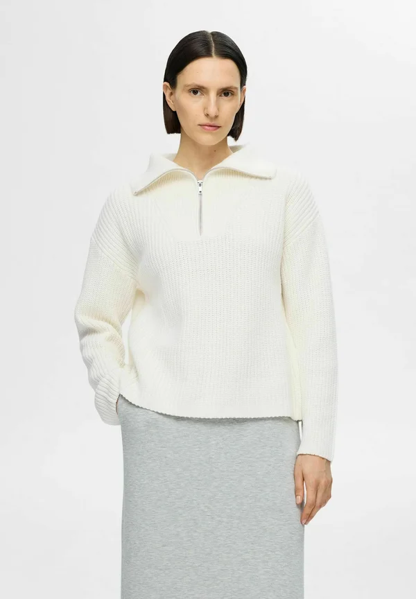 HALF - Strickpullover - snow white
