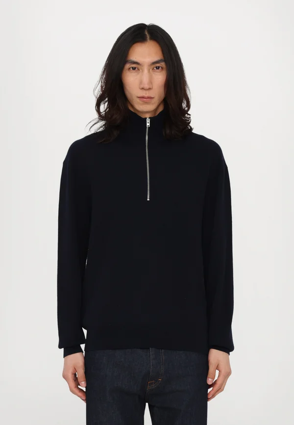HALF ZIP - Strickpullover - dark night