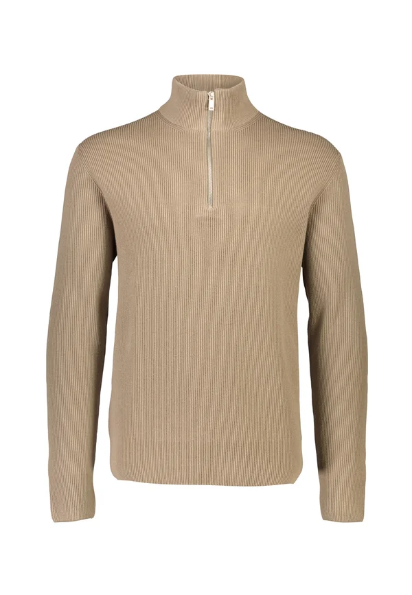 HALF ZIP  - Strickpullover - dk stone