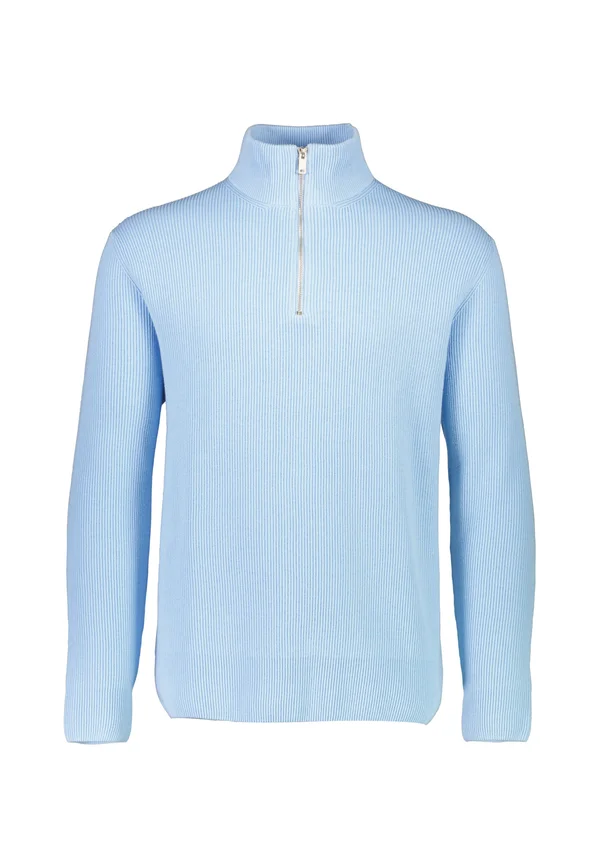 HALF ZIP  - Strickpullover - lt blue