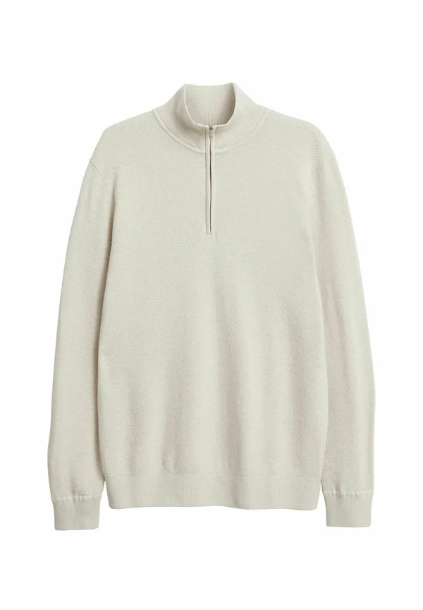 HALF-ZIP - Strickpullover - off white