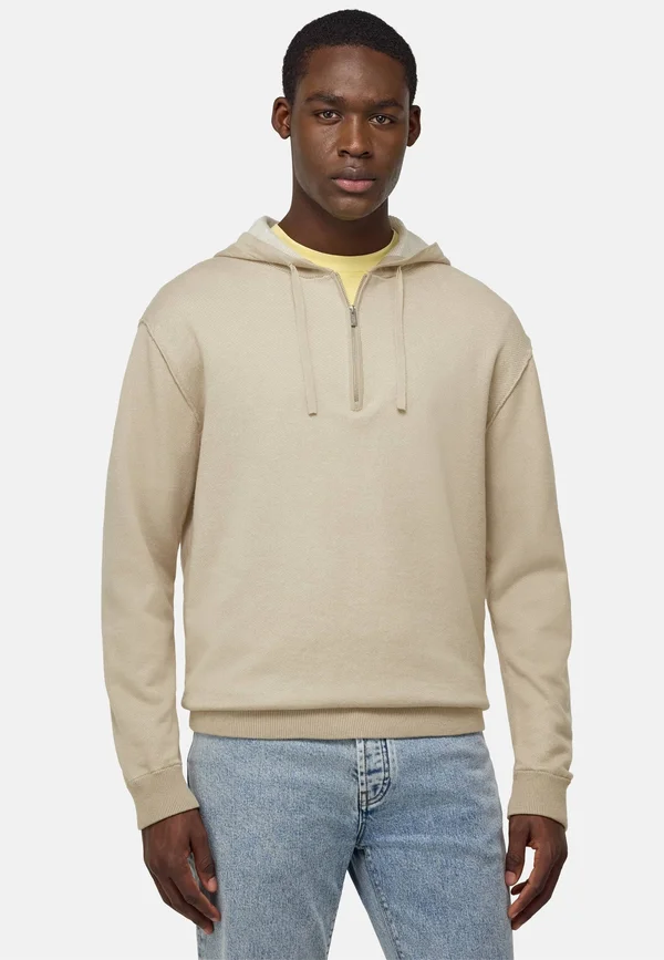 HALF ZIP - Strickpullover - sand