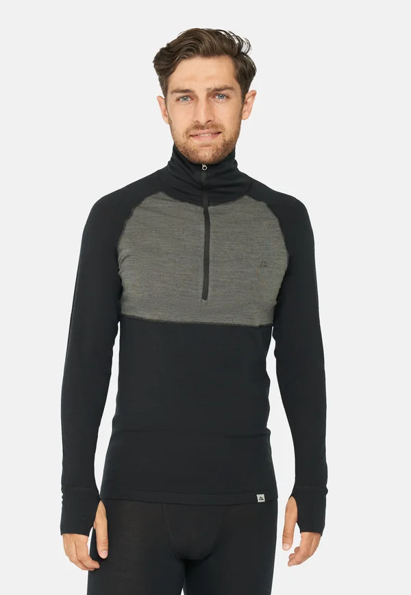 HALFZIP - Strickpullover - blackgrey