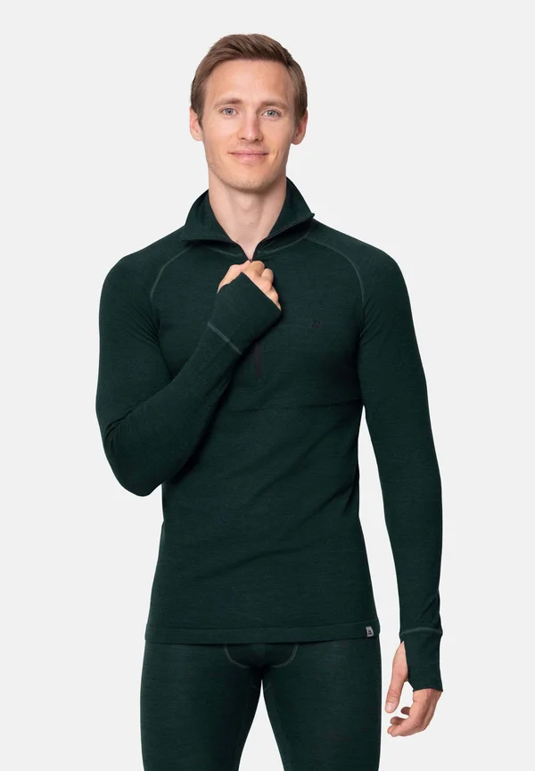 HALFZIP - Strickpullover - dark green