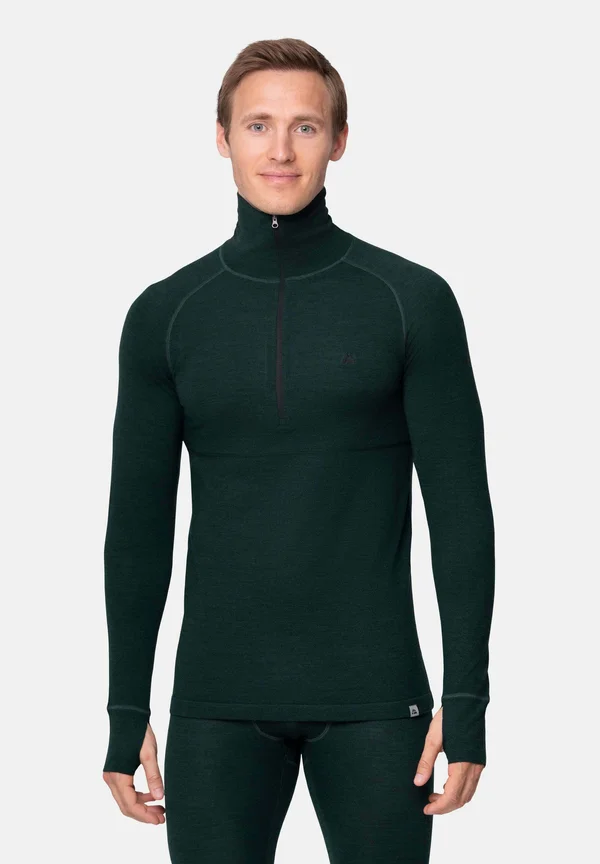 HALFZIP - Strickpullover - dark green