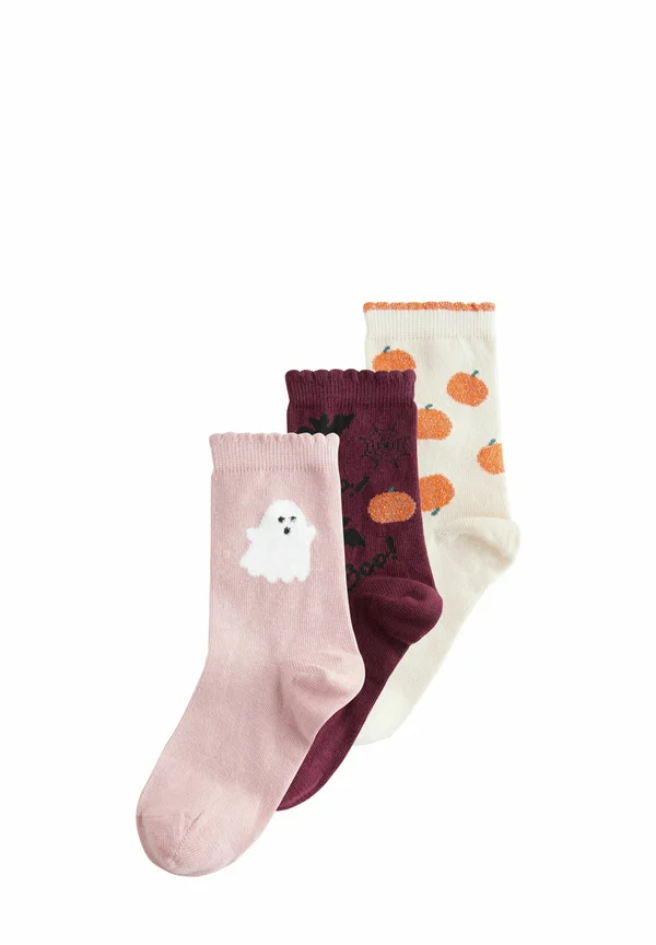 HALLOWEEN 3 PACK - Socken - black oatmeal and orange
