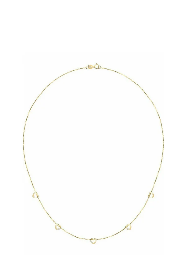 Halskette - gelbgoldfarben
