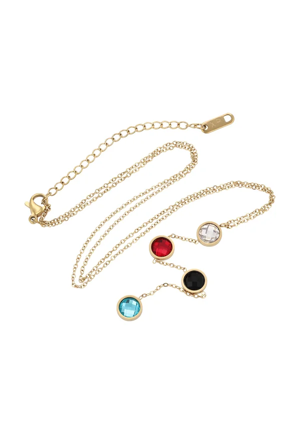 Halskette - gold multicolor