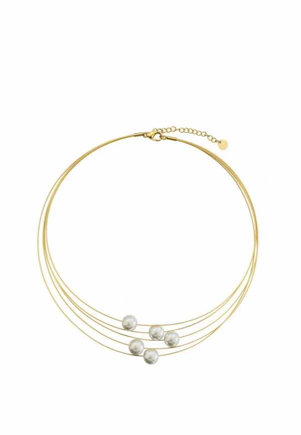 Halskette - goldfarbend