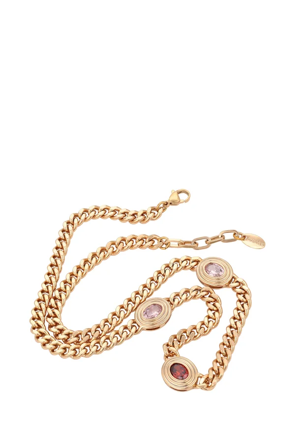 Halskette - rose gold-coloured/red