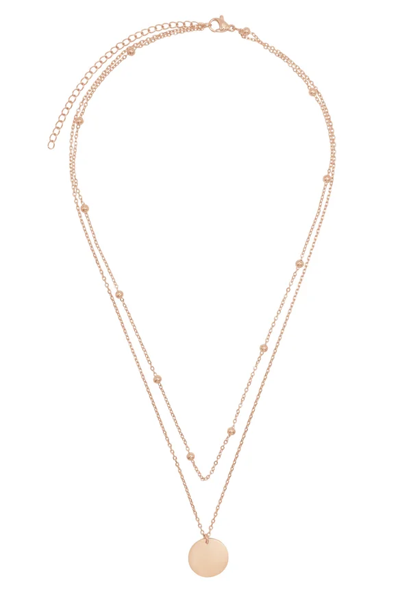 Halskette - rose goldfarbend