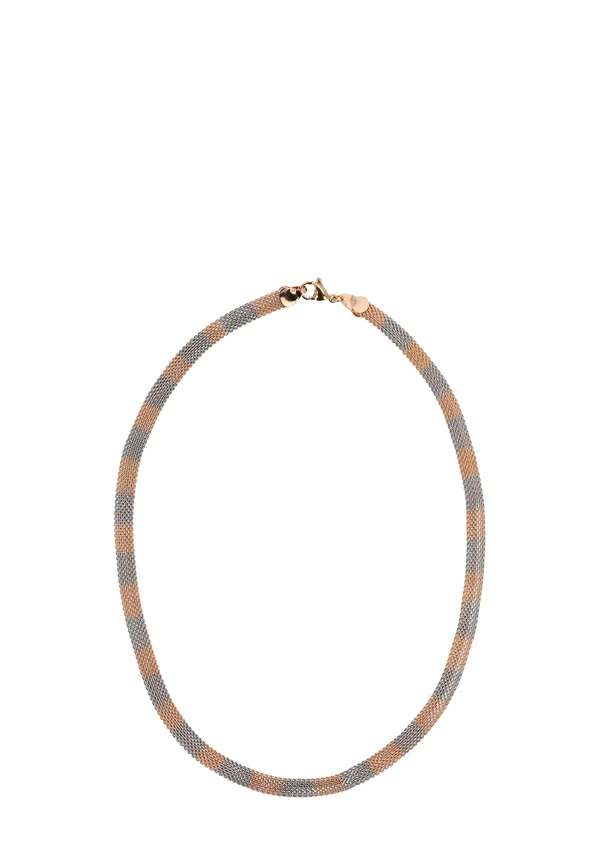 Halskette - rose gold/silver