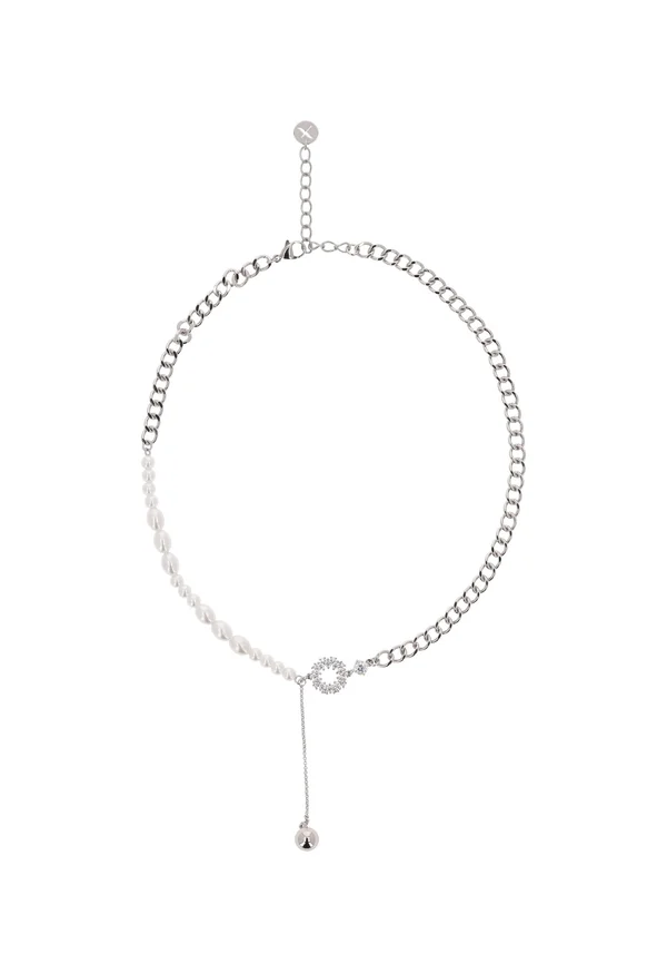 Halskette - silver-coloured