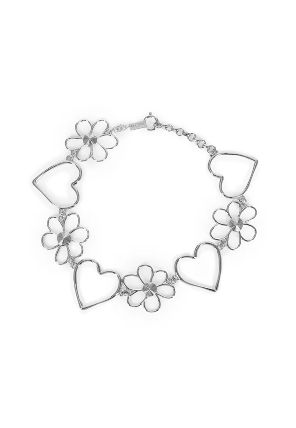 Halskette - silver-coloured