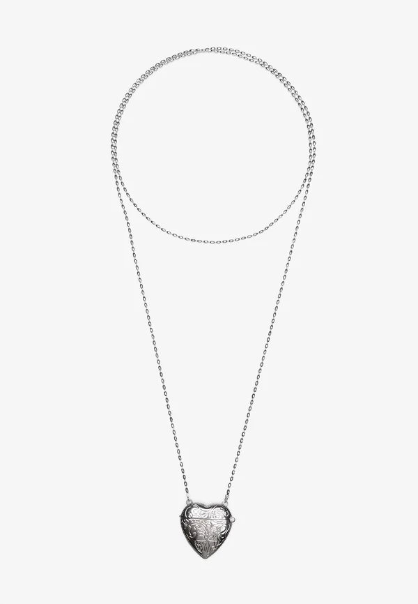 Halskette - silver-coloured