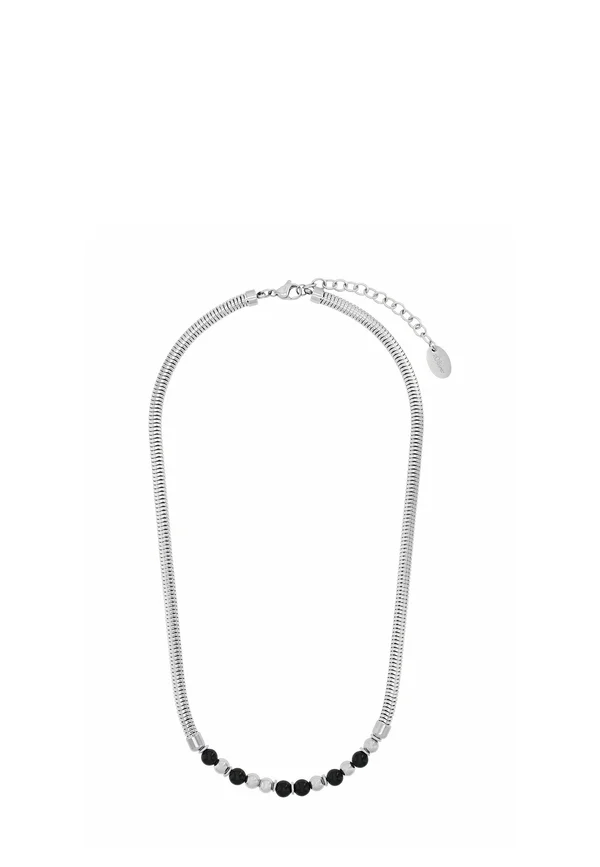 Halskette - silver-coloured