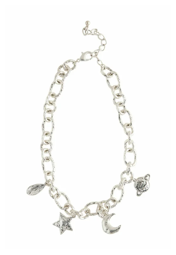 Halskette - silver-coloured