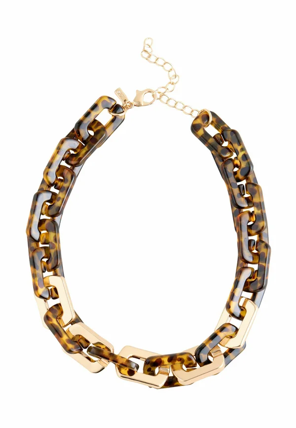 Halskette - tortoiseshell brown