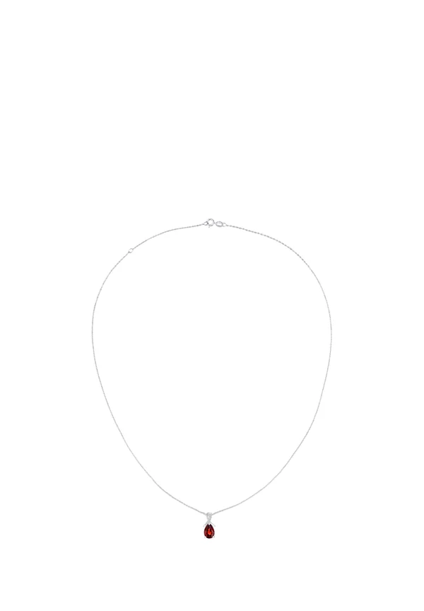 Halskette - white gold-coloured