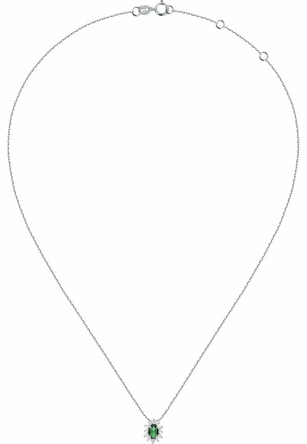 Halskette - witgouden kleur