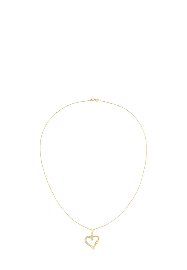 Halskette - yellow gold-coloured