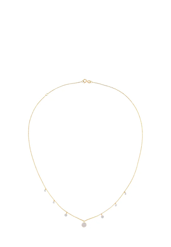 Halskette - yellow gold-coloured
