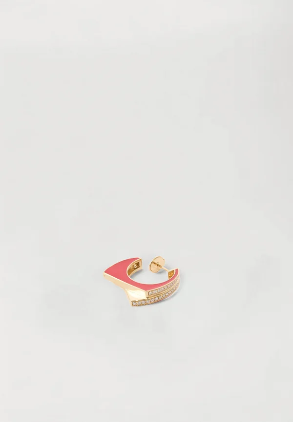 HANDCUFF EARRING - Einzelner Ohrring - red