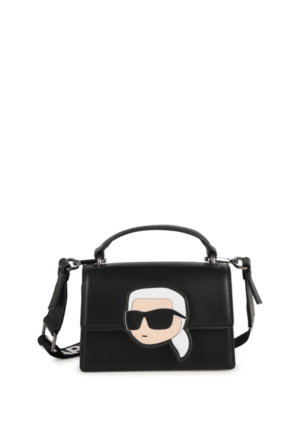 HANDLE BAG - Umhängetasche - black