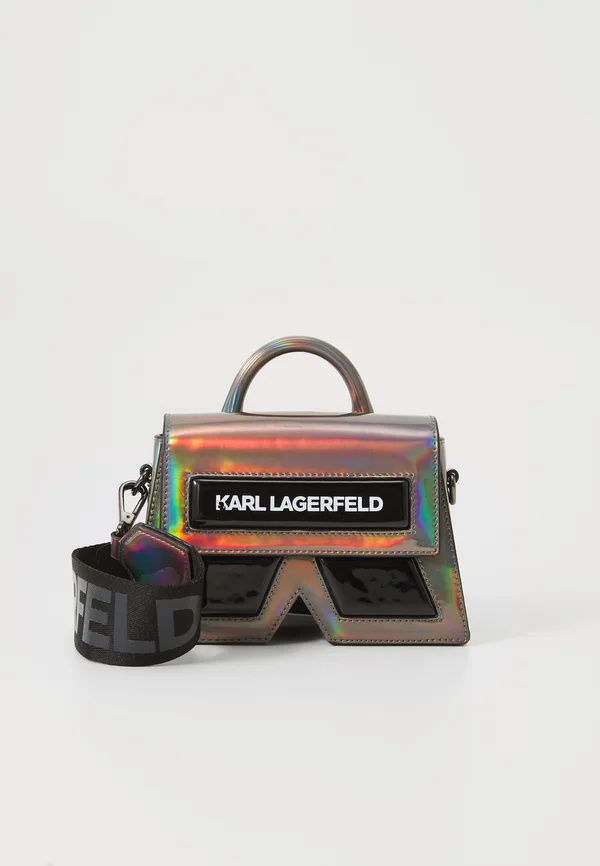 HANDLE BAG - Umhängetasche - black