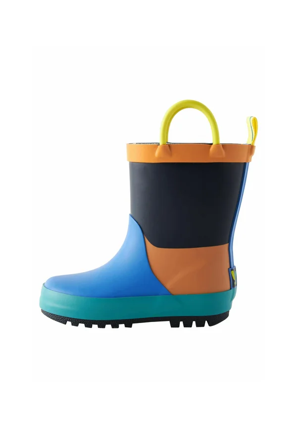 HANDLE - REGULAR FIT - Gummistiefel - blue orange colourblock