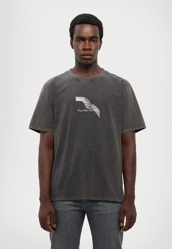 HANDSHAKE VINTAGE - T-Shirt print - black