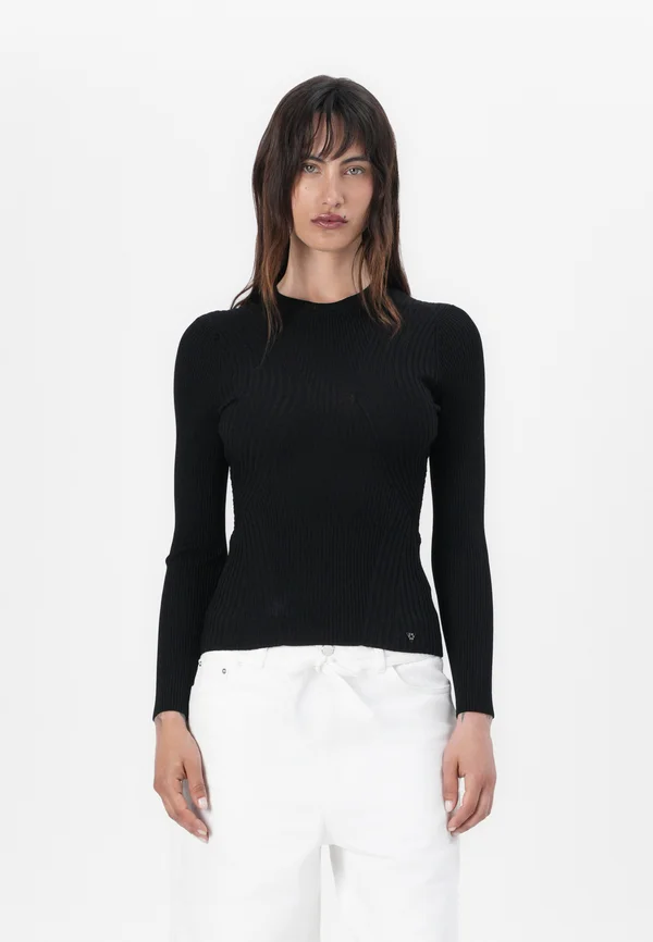 HANNA  - Strickpullover - jet black