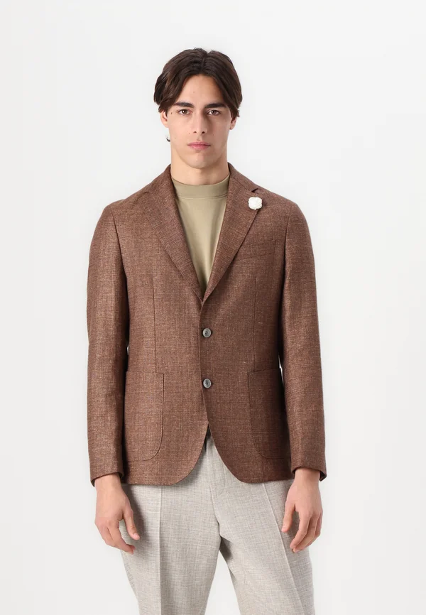 HANRY - Sakko - dark brown