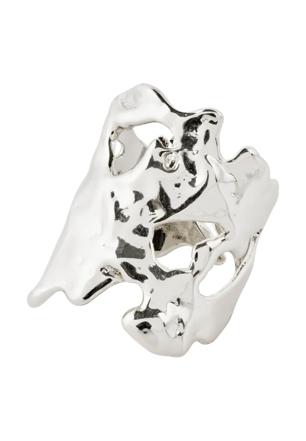HAPPY ADJUSTABLE STATEMENT - Ring - silver plated