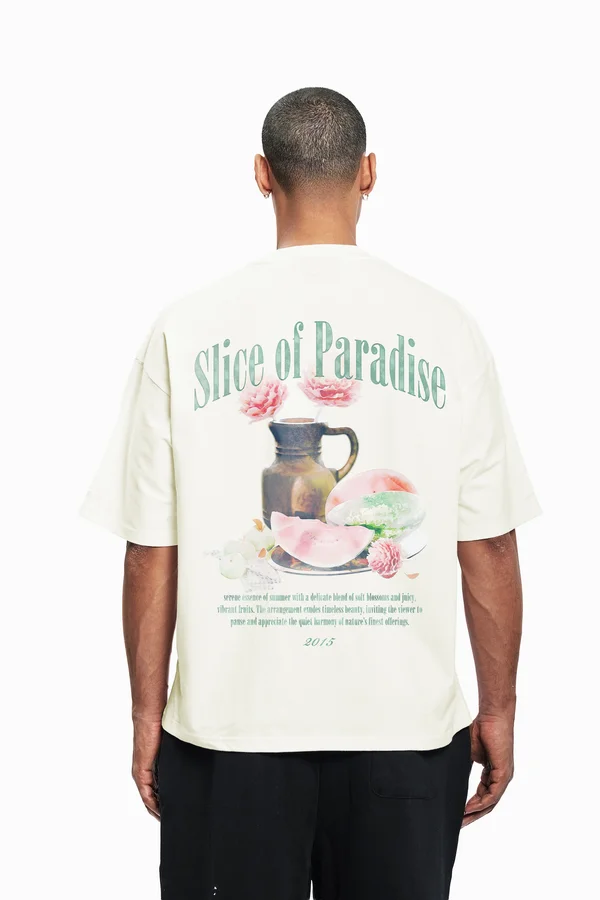 HARMONY UNISEX - T-Shirt print - vanilla