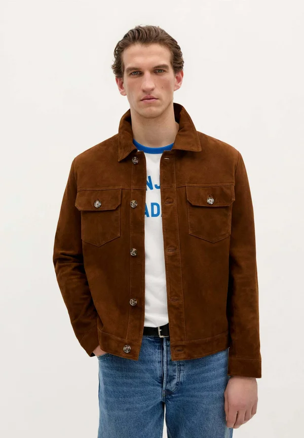 HAROLD  - Lederjacke - brown