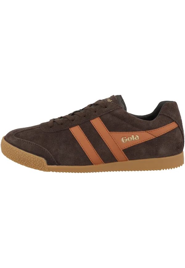 HARRIER - Sneaker low - dark brown moody orange