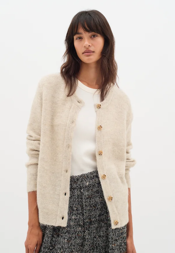 HARRIET - Strickjacke - haze melange