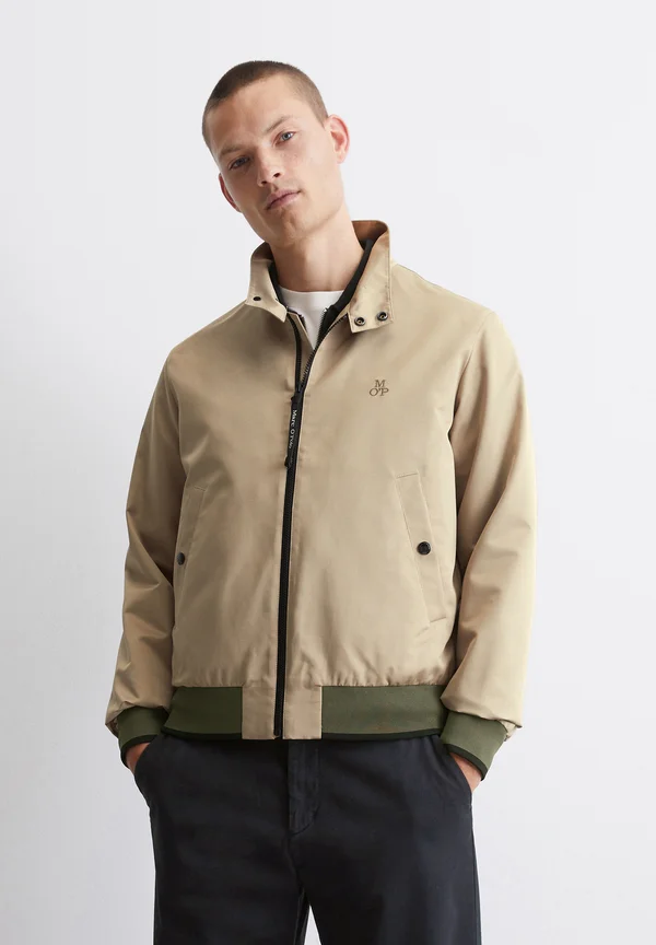 HARRINGTON-REGULAR AUS WASSERABWEISENDEM MICRO - Bomberjacke - charleston gray