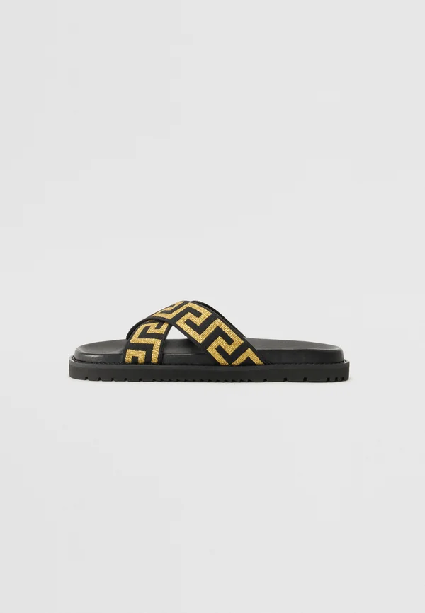 Hausschuh - black/gold