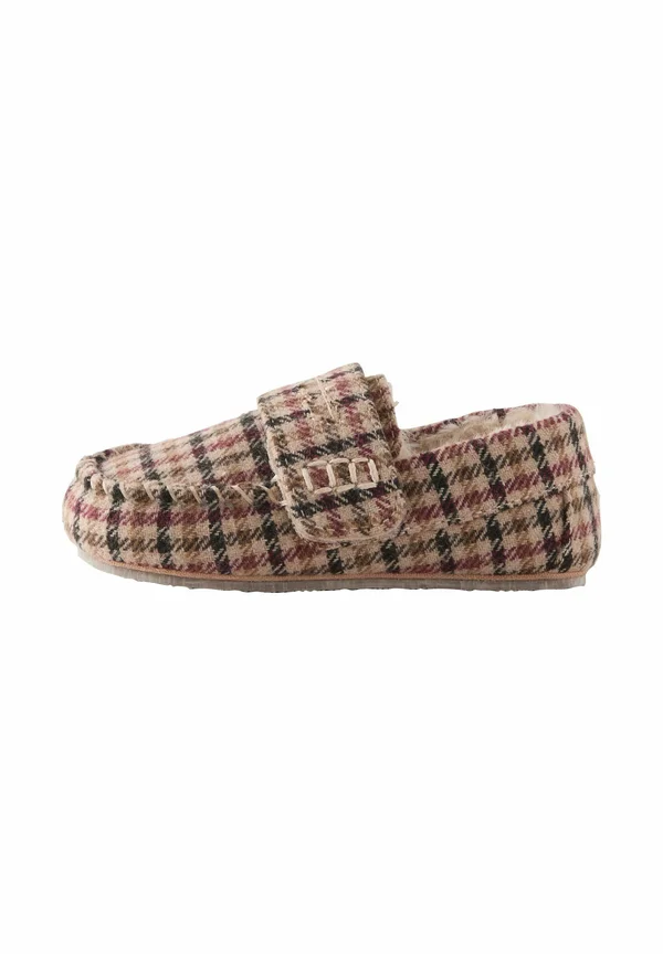 Hausschuh - brown plaid