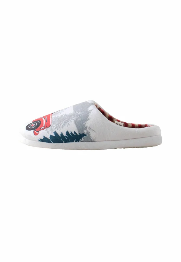 Hausschuh - grey christmas truck