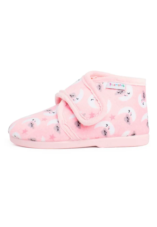 Hausschuh - rosa lunas