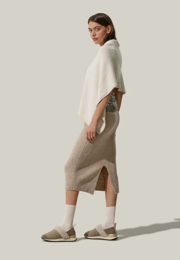 Hausschuh - taubengrau